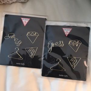 Guess paper clips